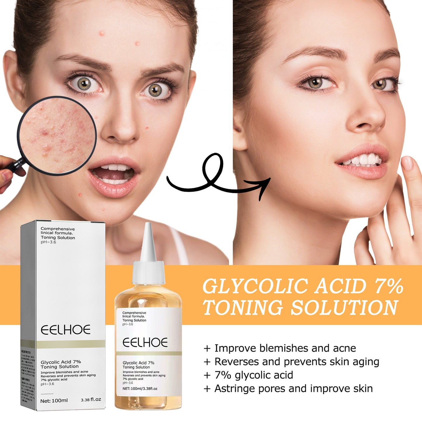 DeepClear Glycolic Acid – Dissolve Buildup & Tighten Pores