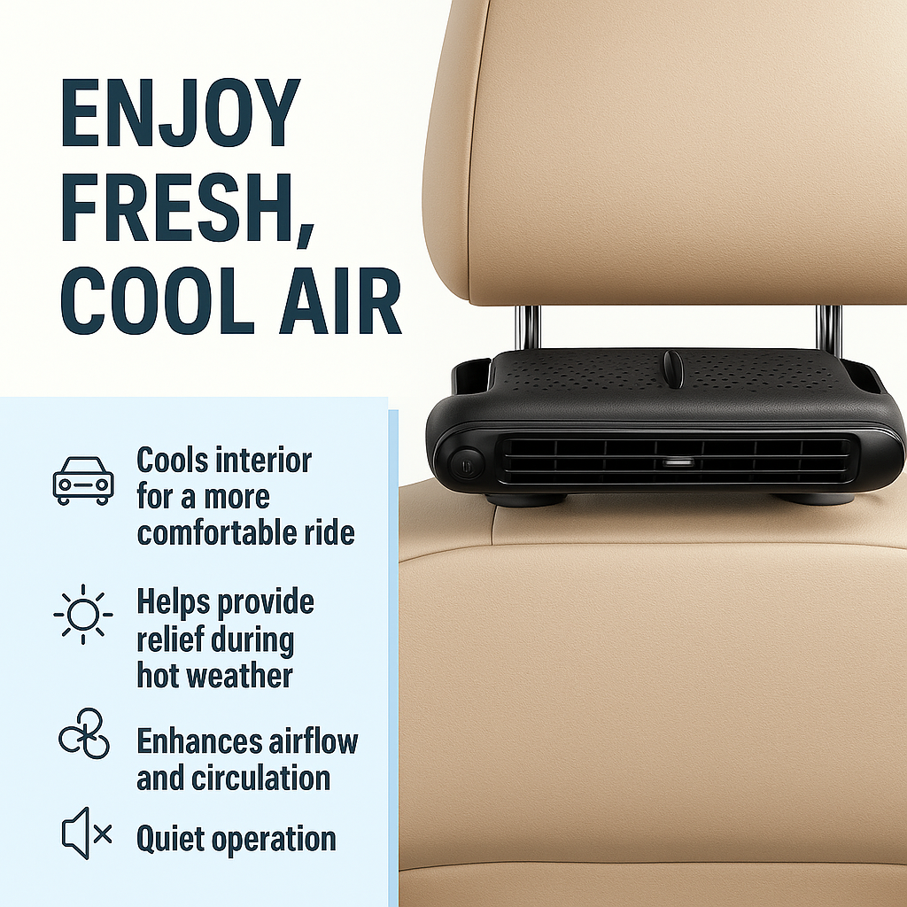 ChillMate™ Car Fan