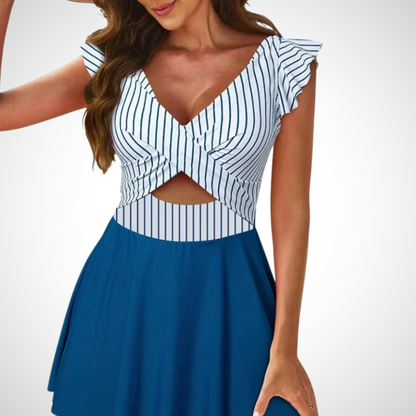 Ruffle Wrap Swimsuit