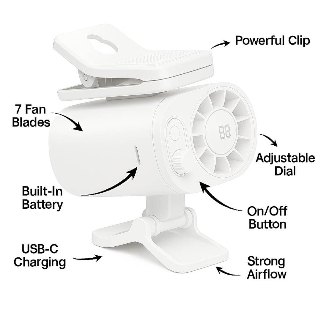 AutoBreeze™ Instant Cooling Fan
