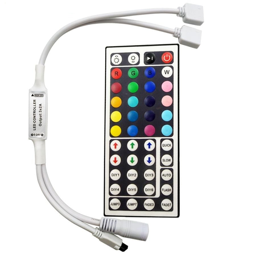 IR Remote for 2.0 Version Color Changing LED Light Strips (44 Keys ...